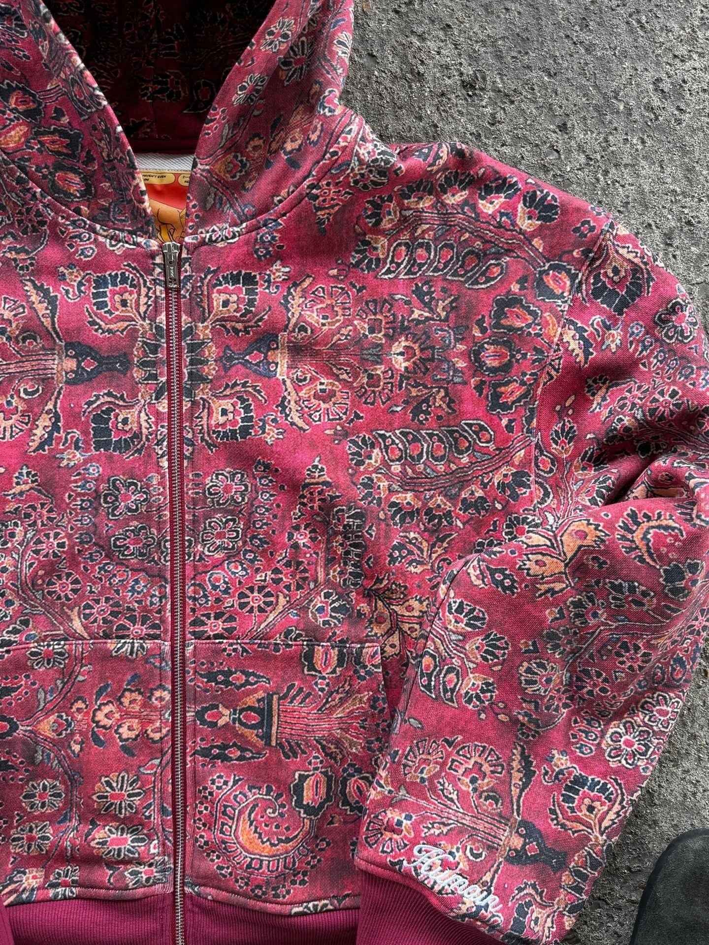 Printed hooded sweatshirt