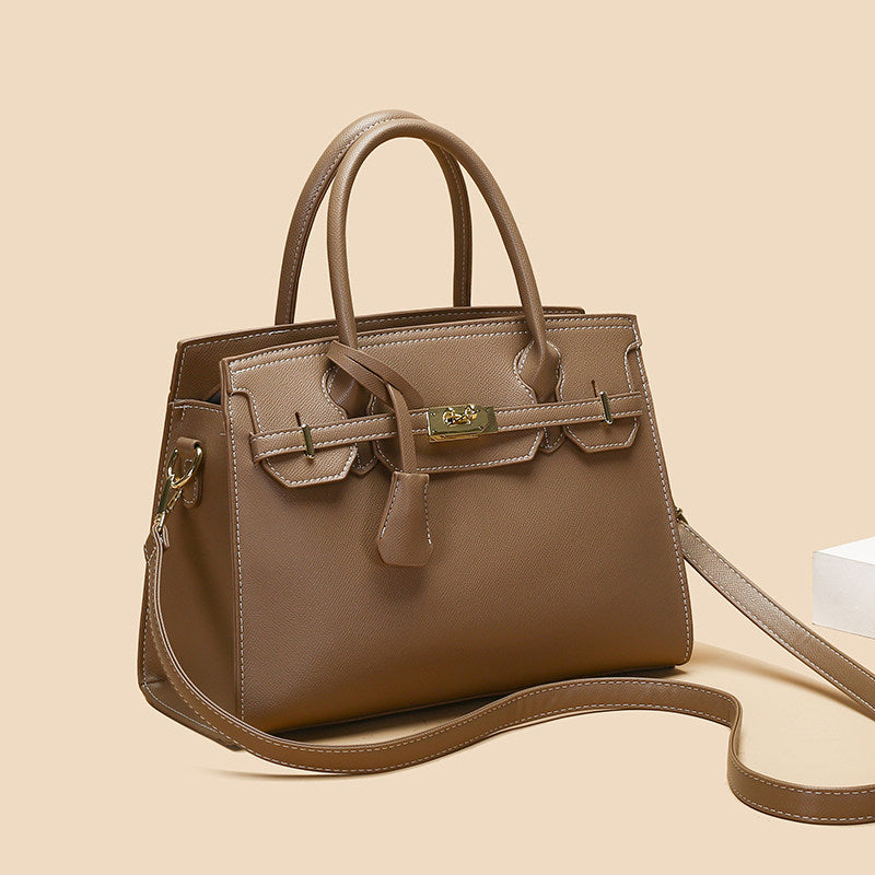 PVA SIGNATURE CROSSBODY - STRUCTURED LEATHER BAG