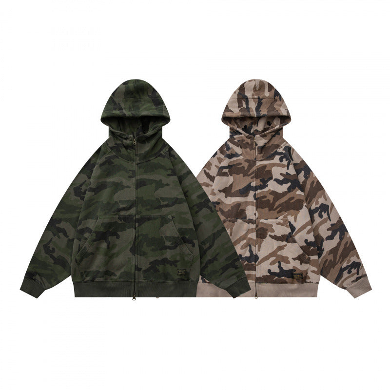 RIVAGE Camouflage Hoodie – Urban Fit