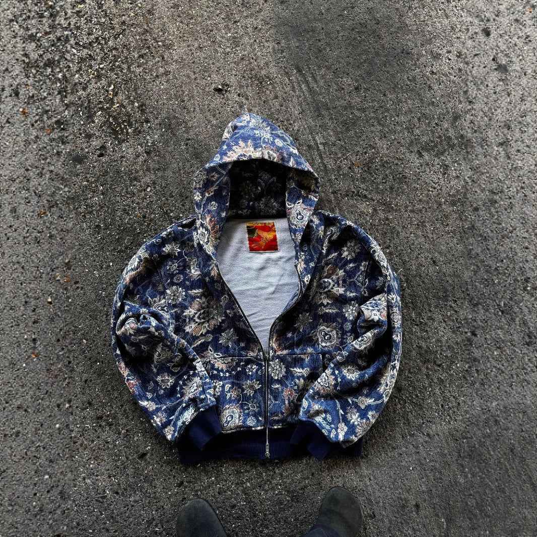 Printed hooded sweatshirt