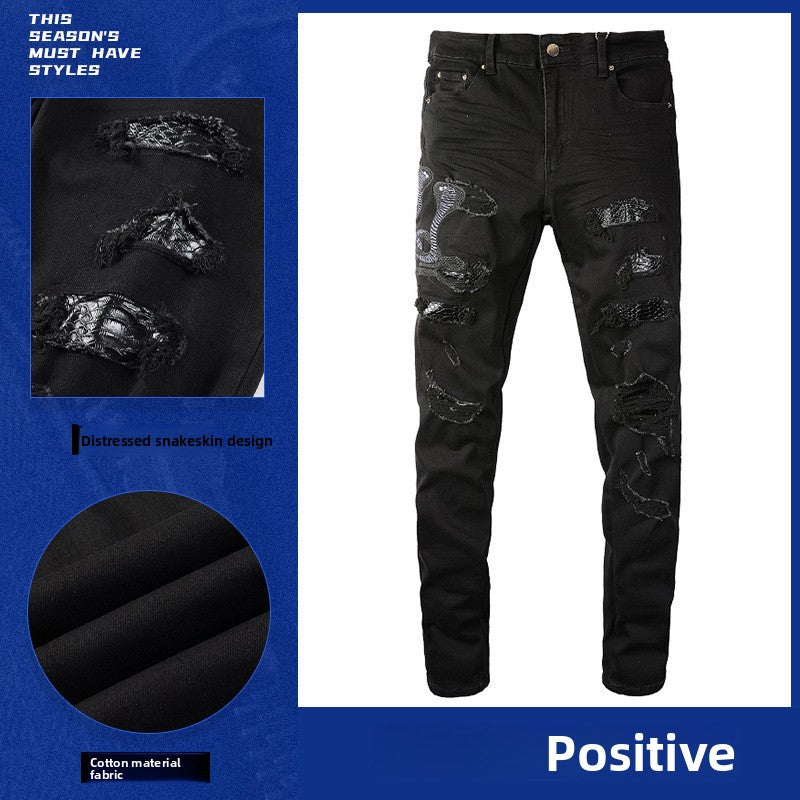 Pantalon Denim Homme – Coupe Cowboy