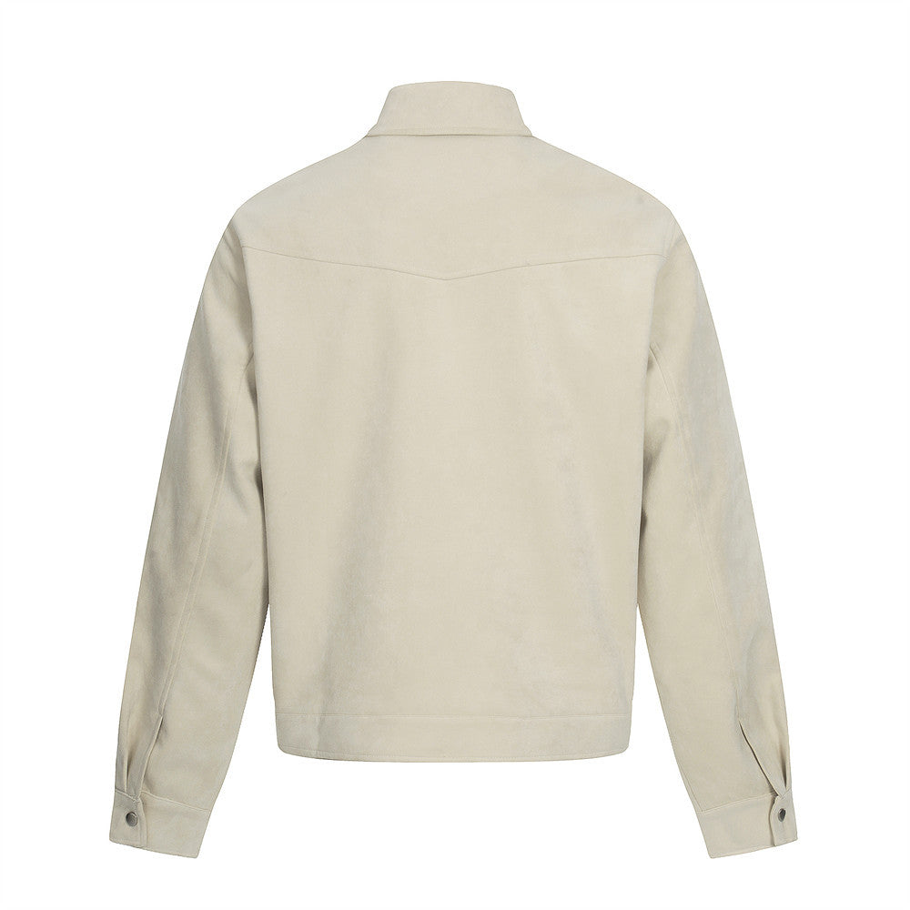 Aircraft buckle design sense lapel jacket