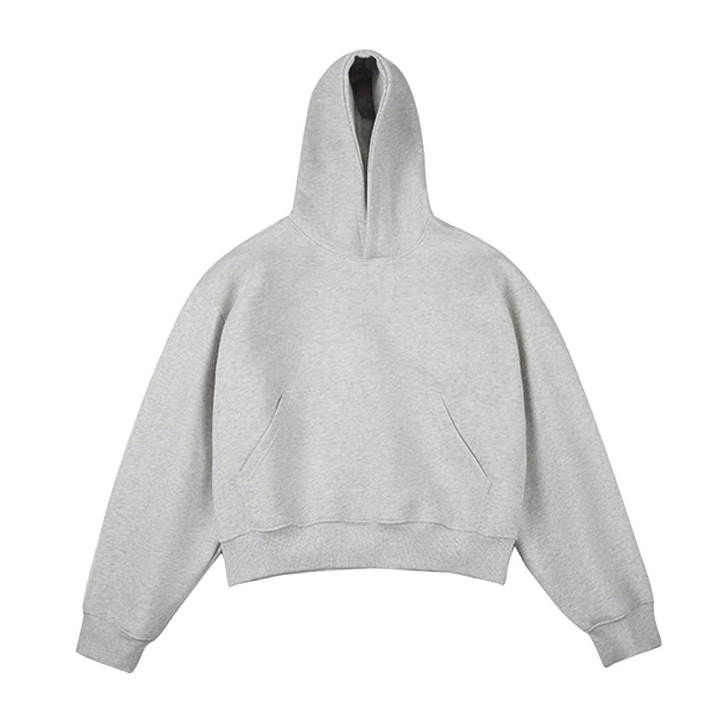 Heavyweight Double-Layer Silhouette Short Hoodie