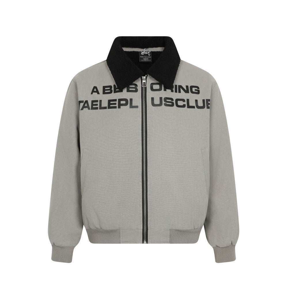 Alphabet canvas workwear jacket