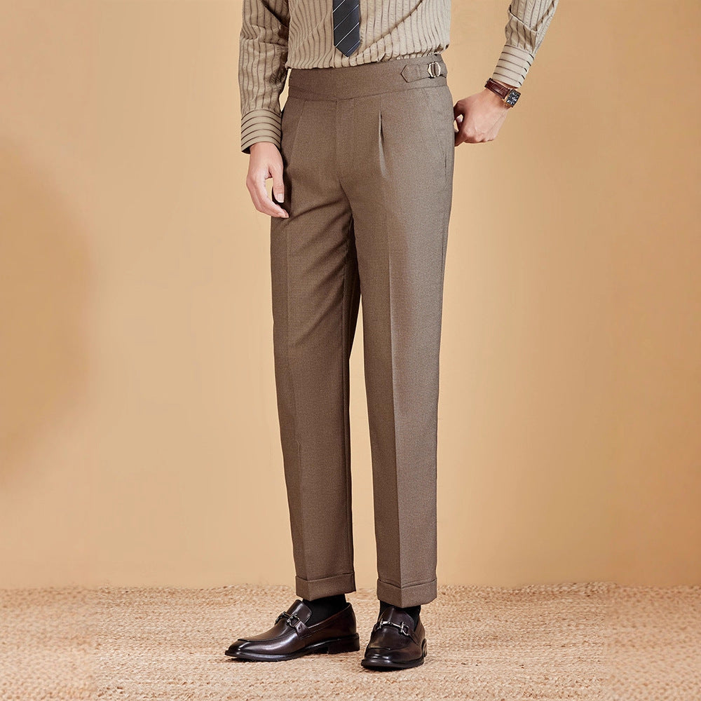 ATELIER Pleated Trousers – Tailored Fit