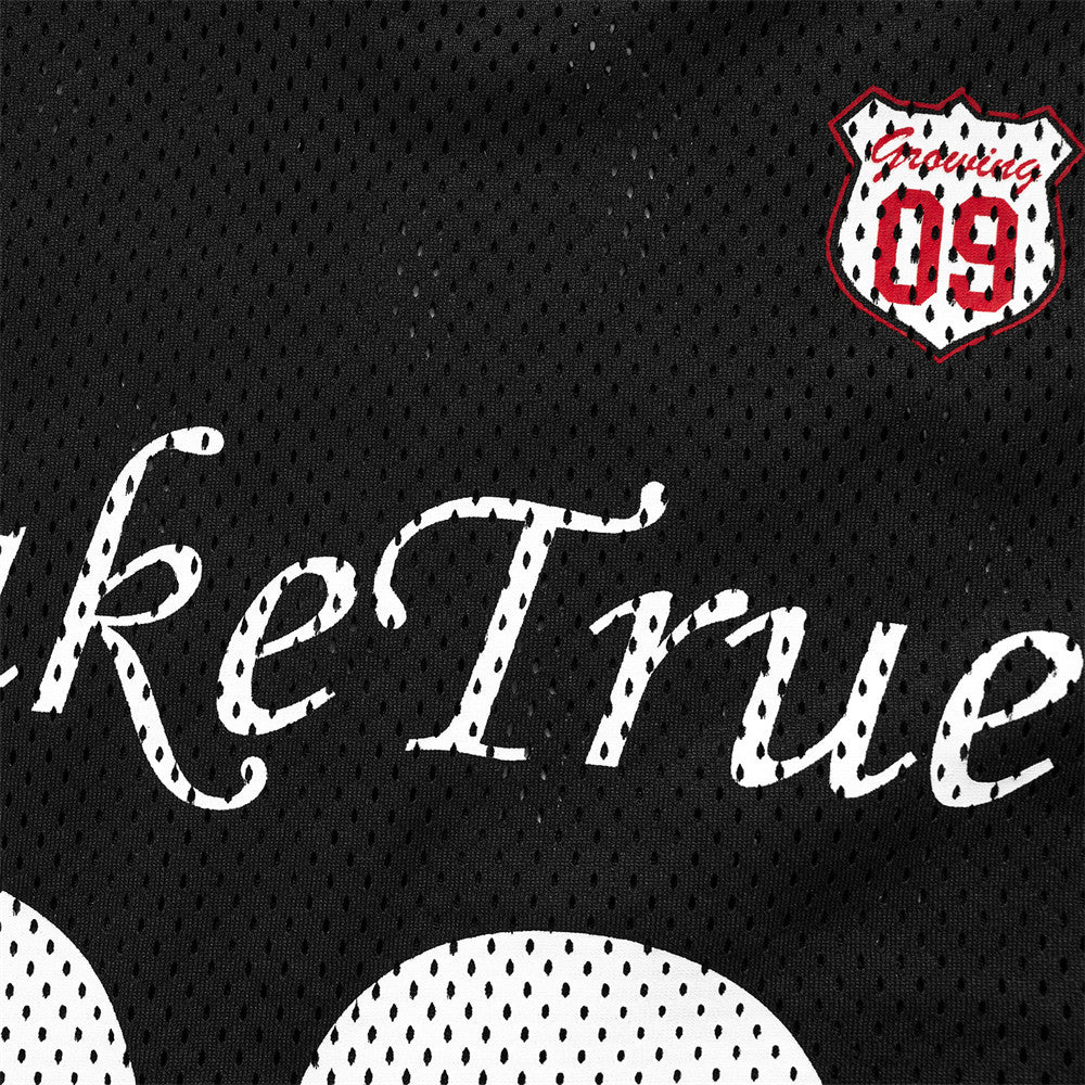 09 number digital printed V-neck jersey