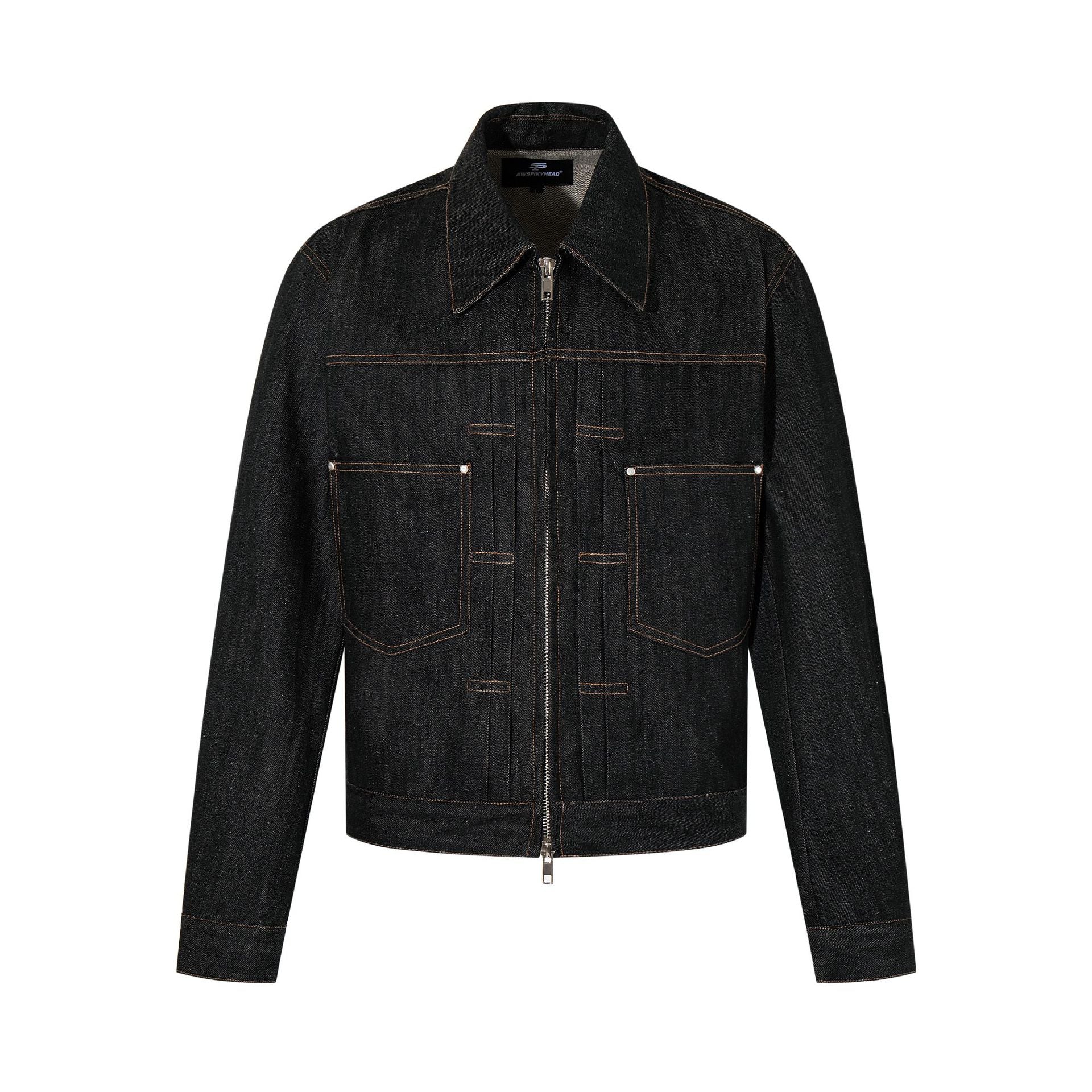 ATELIER Washed Denim Jacket – Vintage Tone