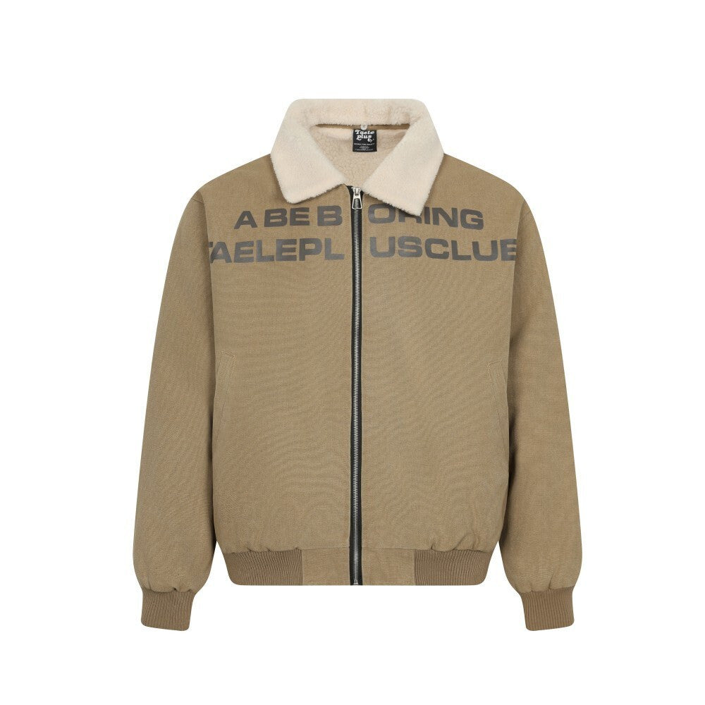 Alphabet canvas workwear jacket