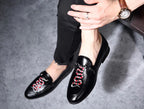 Men's Slip-On Casual Leather Shoes - Summer Style