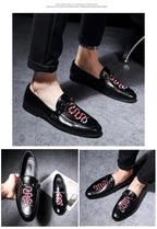 Men's Slip-On Casual Leather Shoes - Summer Style
