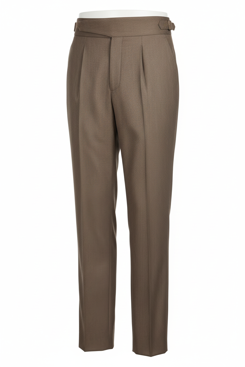 ATELIER Pleated Trousers - White product showcase