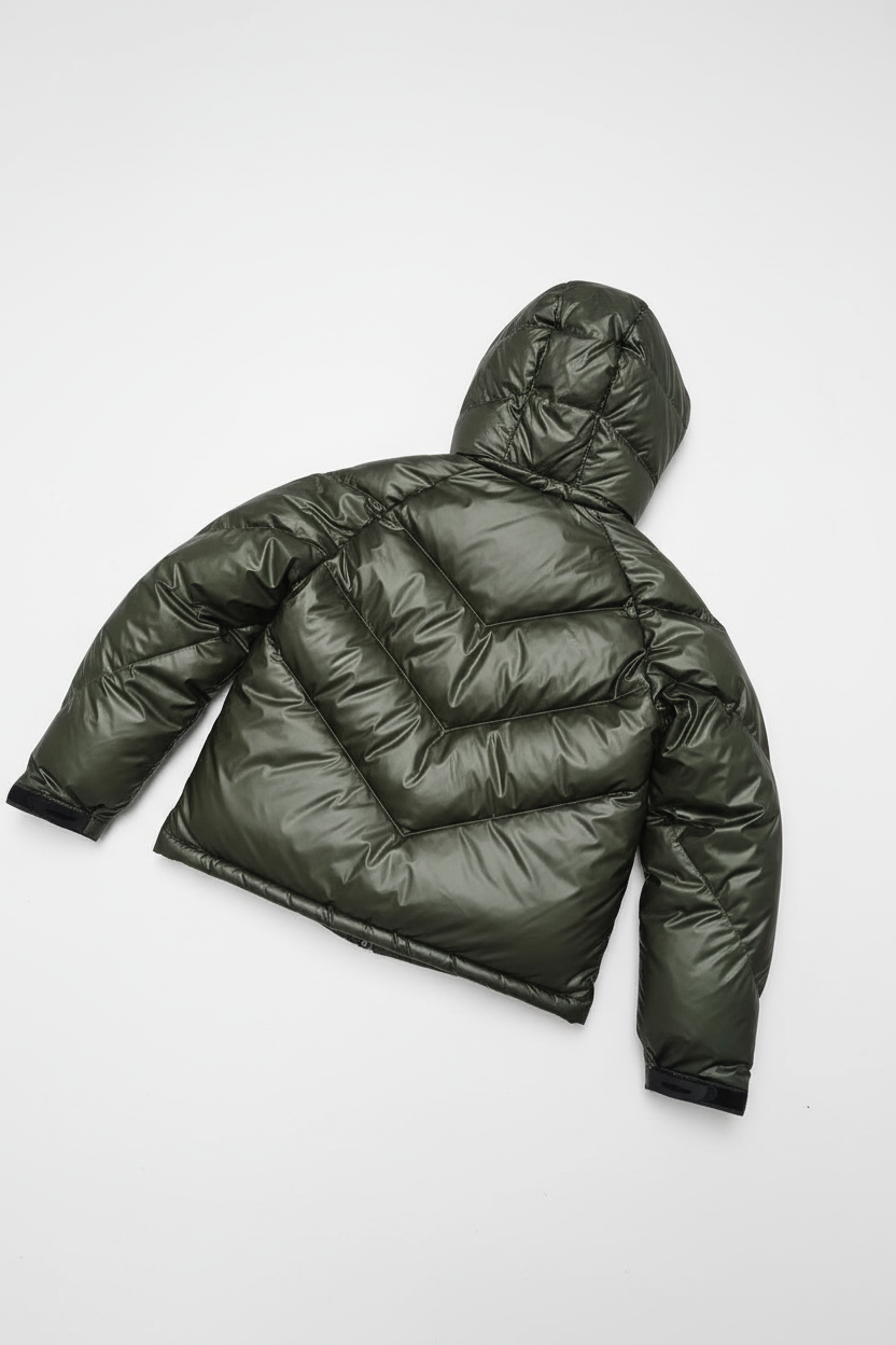 Back view white background