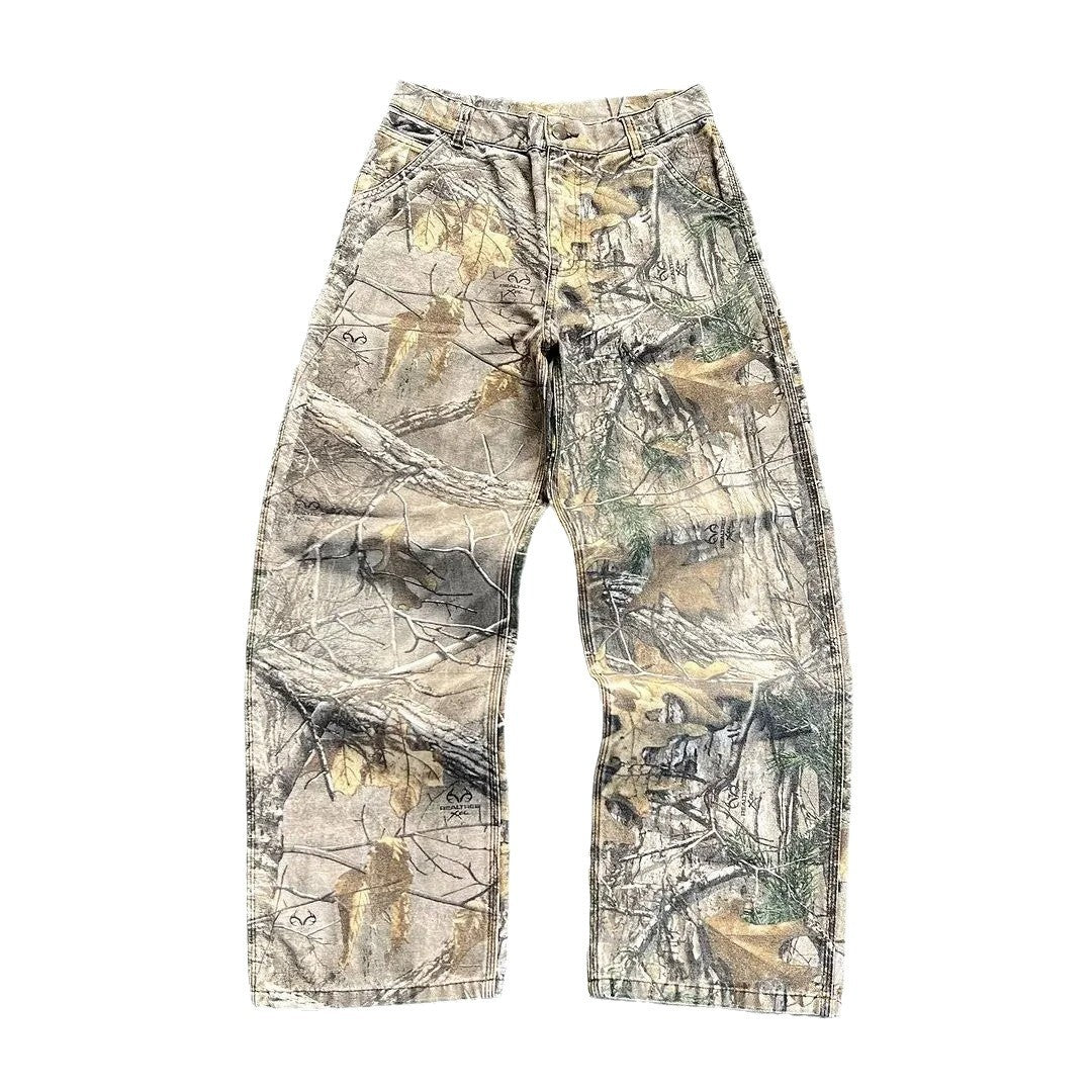 ATELIER Camouflage Denim Pants – Washed Finish