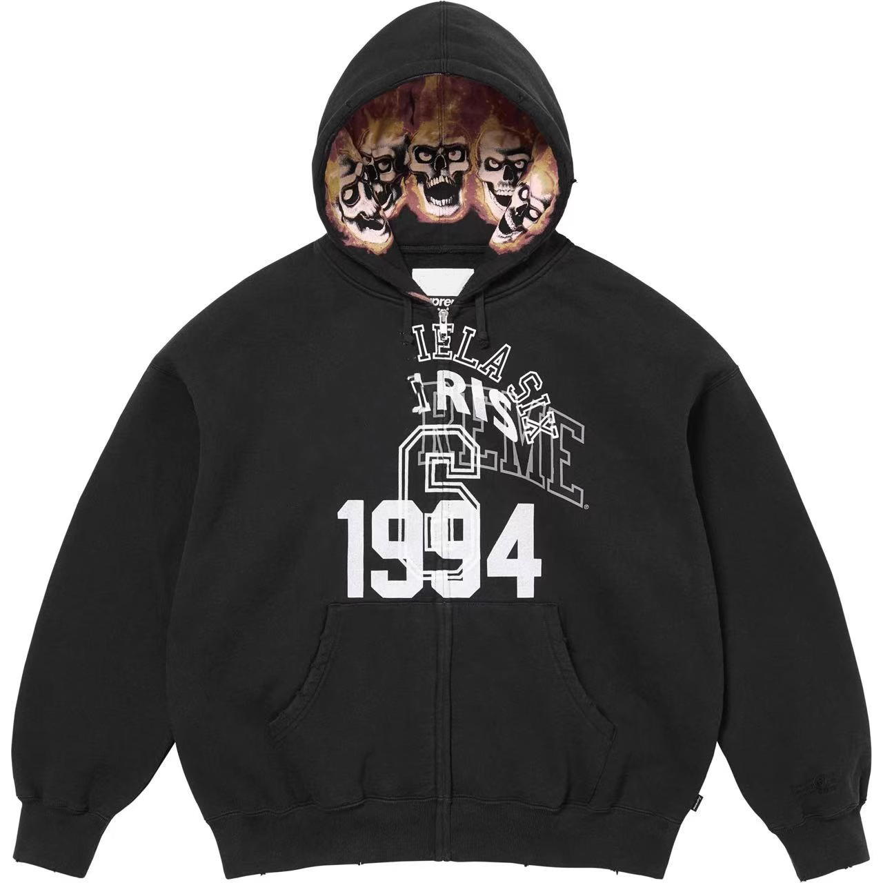 ÉLAN Zip Hoodie – Layered Design