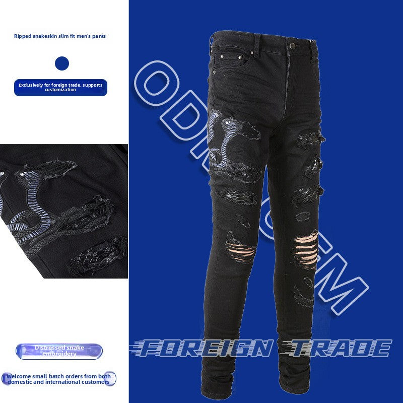 Pantalon Denim Homme – Coupe Cowboy