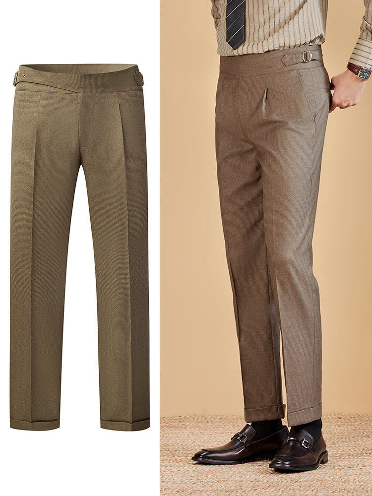 ATELIER Pleated Trousers – Tailored Fit