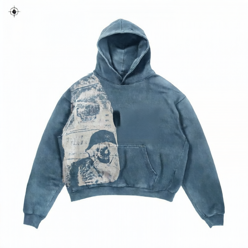 Amour Oversized Print Hoodie