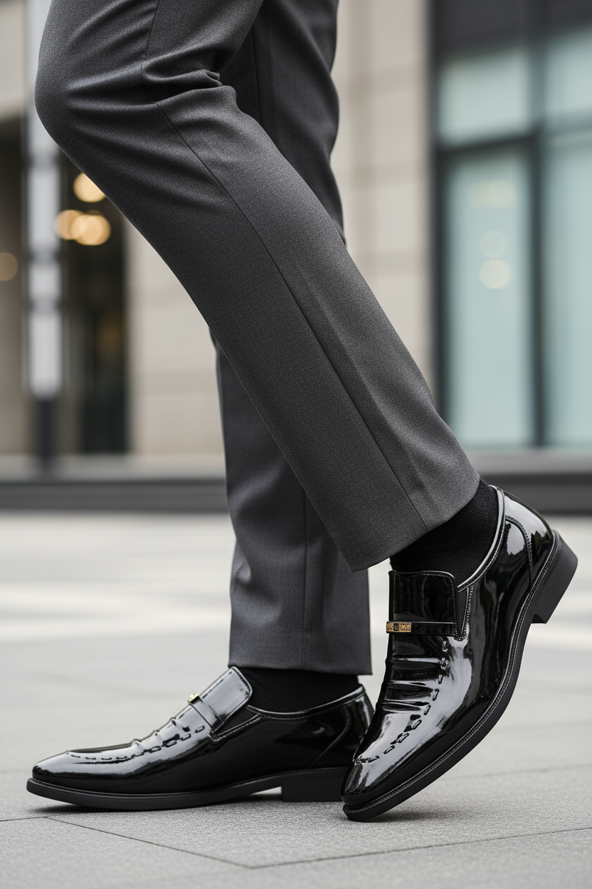 Leather Shoes Detail