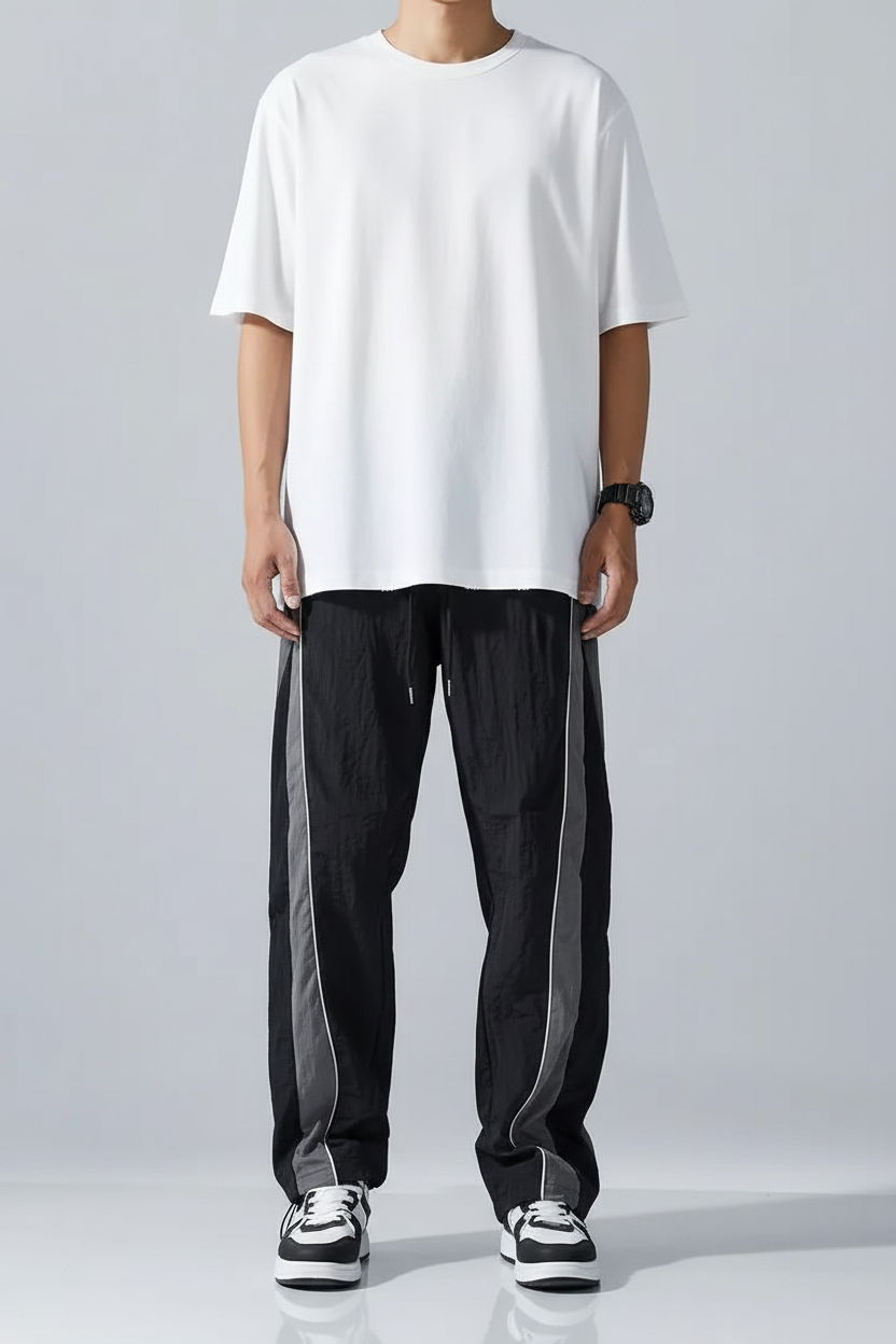 Model wearing ATELIER Utility Pants - Front view