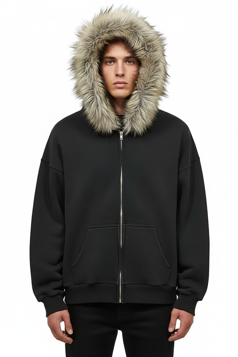 Model wearing ESSENCE SIGNATURE HOODIE – Minimal Fit