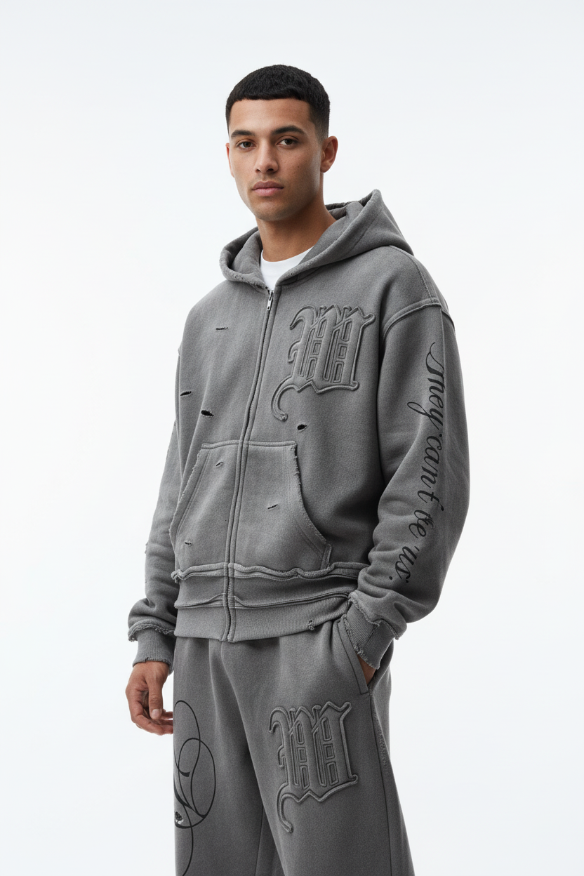 Model wearing ÉQUILIBRE Lounge Set – Essential Fit alternate view