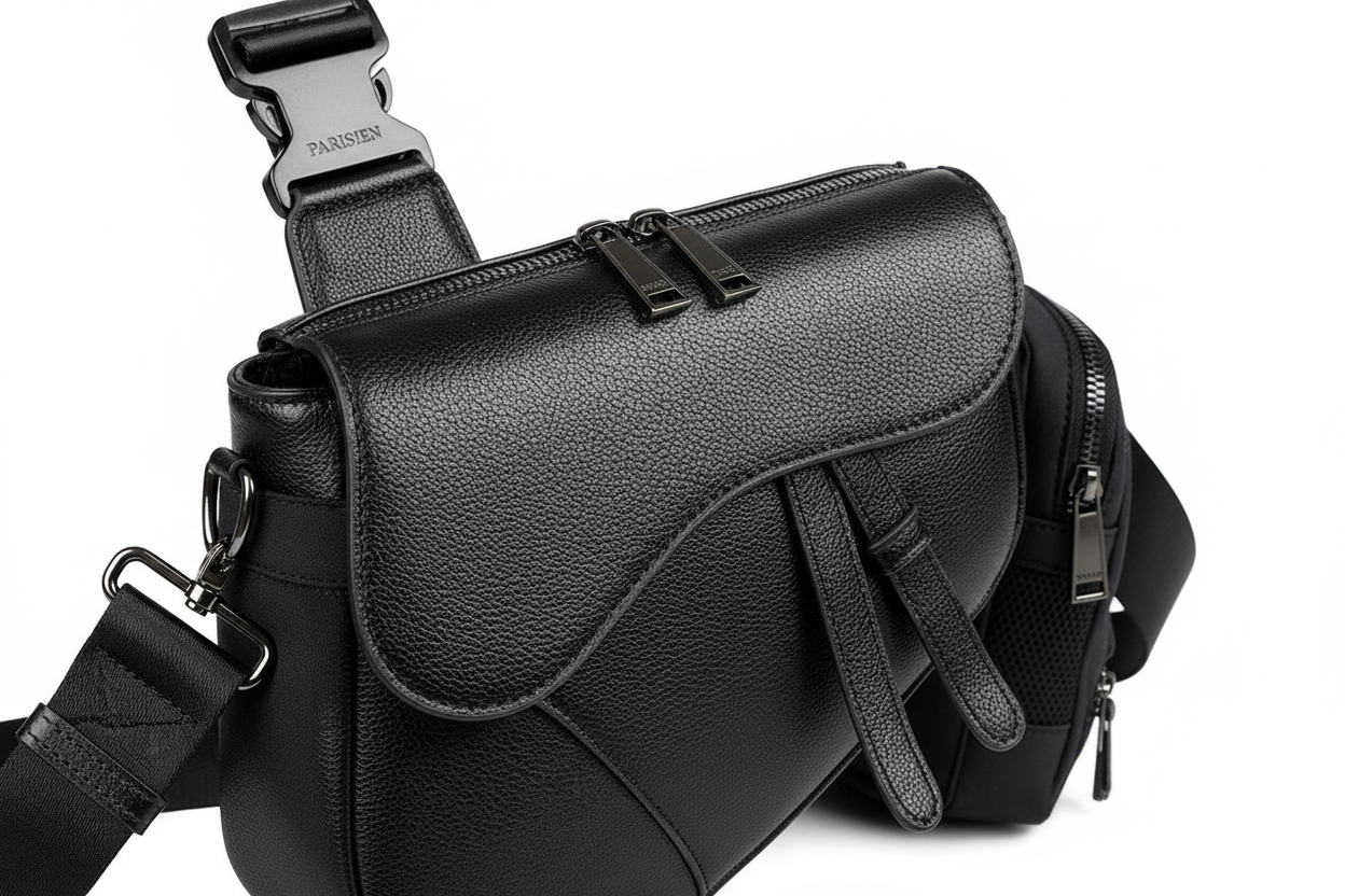 PARISIEN Utility Crossbody Bag - Detail shot