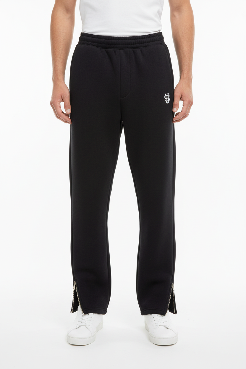 RIVAGE Zip Sweatpants - Front view mannequin