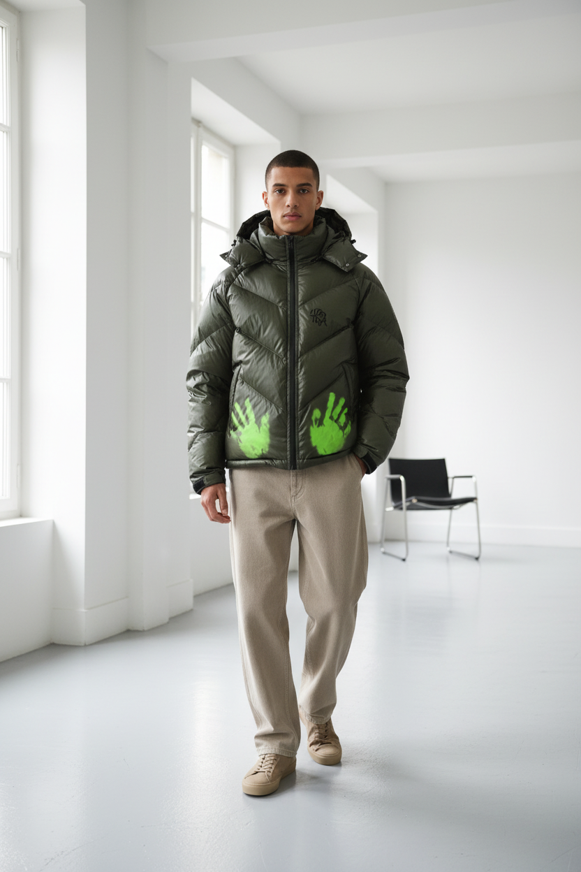 Warm Cotton Jacket model image